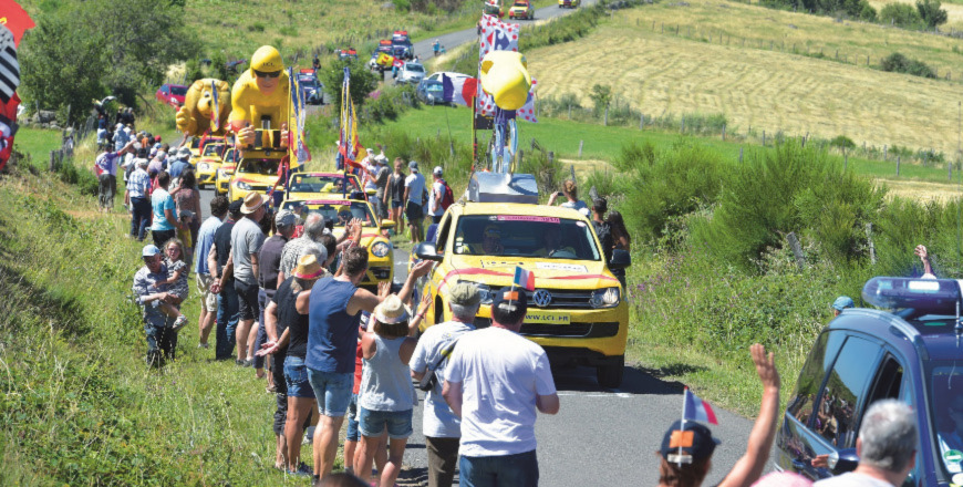 Le Tour de France va partir à nouveau les routes de l'Aveyron ce dimanche 17 juillet 2022.