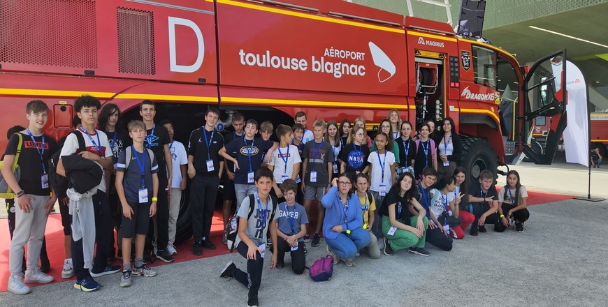 Les collégiens engagés sont allés au congrès national organisé à Toulouse.