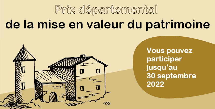 Prix départemental  du patrimoine 2022