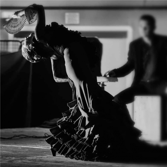 Stage et spectacle de flamenco à Arvieu le 11 février 2023.