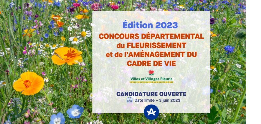 Lancement du concours départemental 2023 du fleurissement  