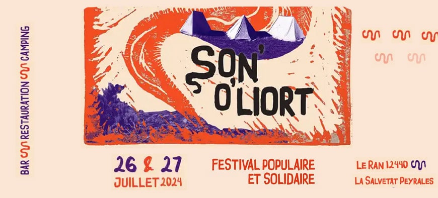Affiche festival de musique Son’O’Liort - Aveyron