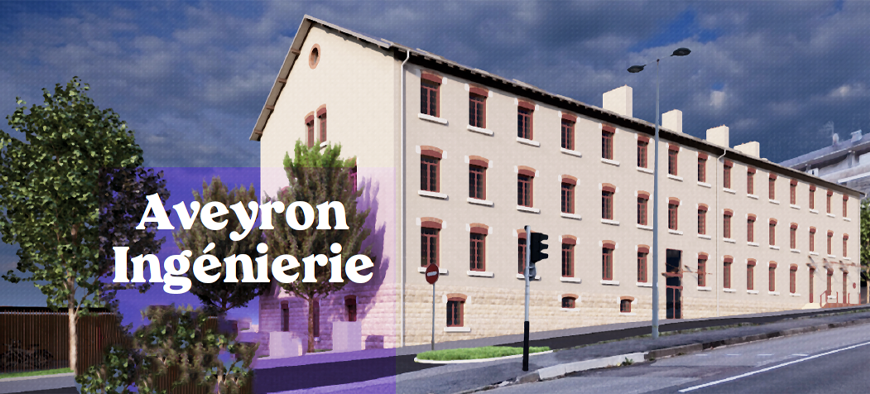 Nouveau bâtiment d'Aveyron Ingenierie à Rodez Nouveau bâtiment d'Aveyron Ingenierie à Rodez