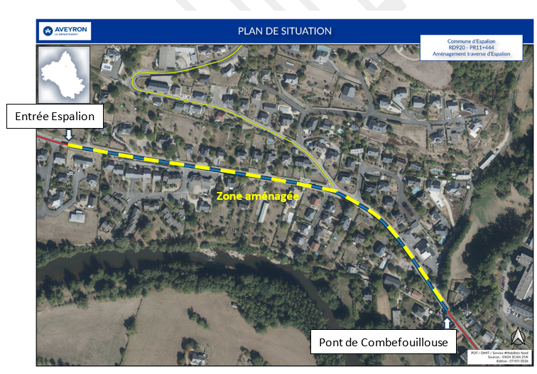 PLAN DE SITUATION DES TRAVAUX