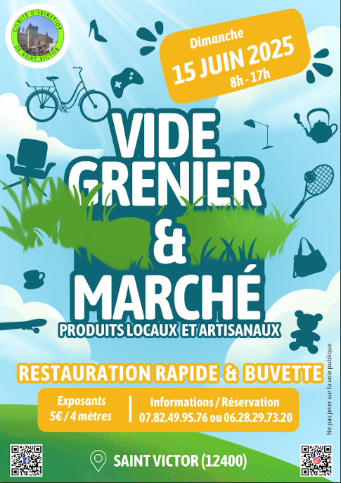 Affiche vide grenier
