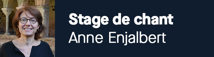 image stage chant anne enjalbert