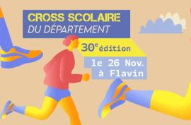 Cross scolaire du département 30ème édition le 26 novembre Flavin