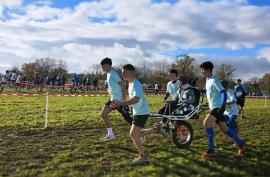 Photo du cross scolaire 2025