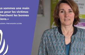 Ingrid Loubiere, intervenante sociale pour soutenir les victimes de violences
